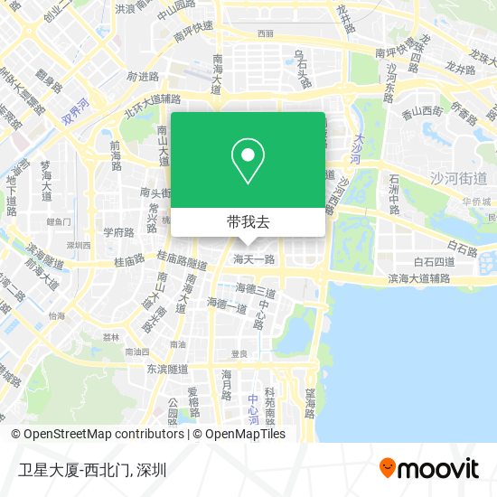 卫星大厦-西北门地图