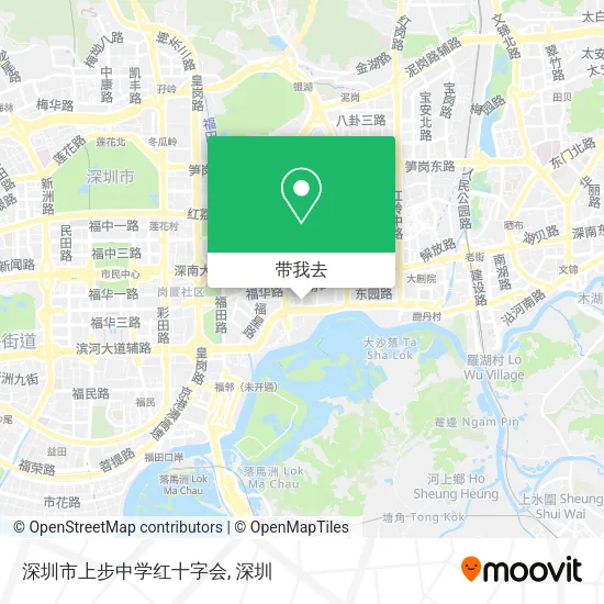 深圳市上步中学红十字会地图