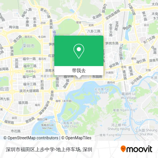深圳市福田区上步中学-地上停车场地图