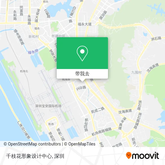 千枝花形象设计中心地图