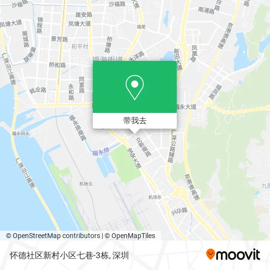 怀德社区新村小区七巷-3栋地图