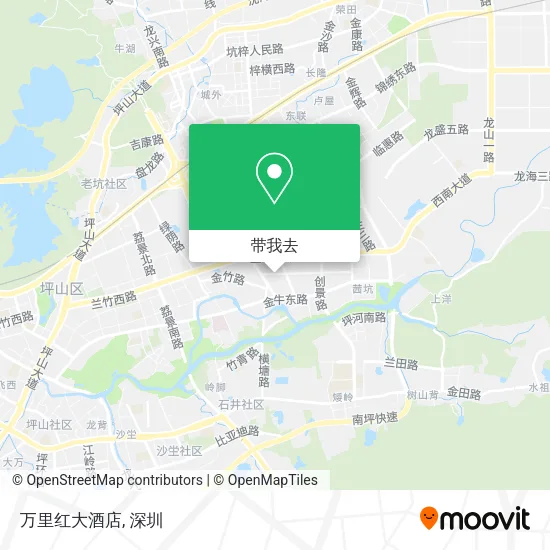 万里红大酒店地图