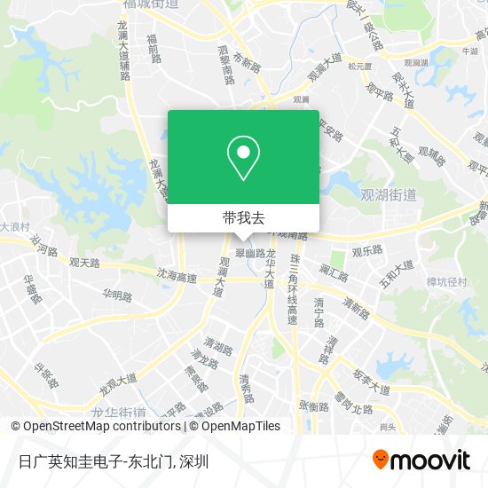 日广英知圭电子-东北门地图