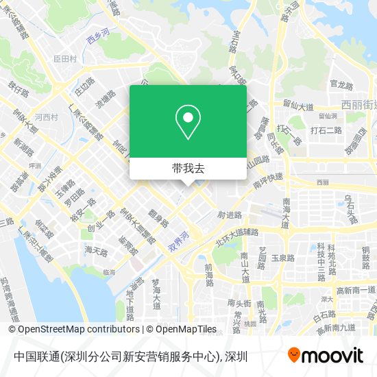 中国联通(深圳分公司新安营销服务中心)地图