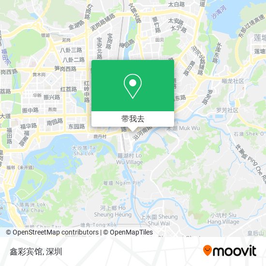 鑫彩宾馆地图