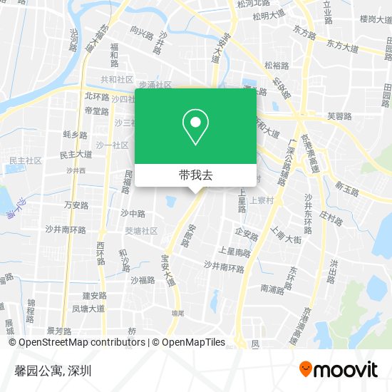馨园公寓地图