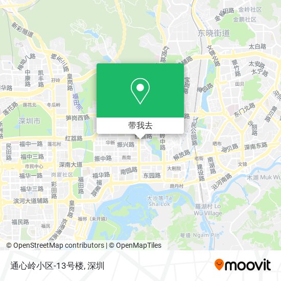 通心岭小区-13号楼地图