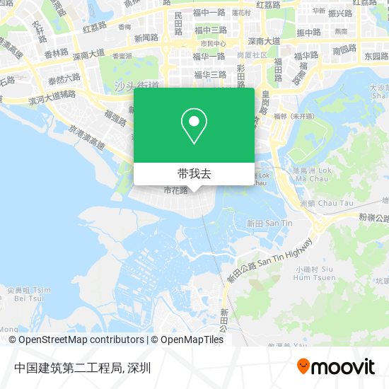 中国建筑第二工程局地图