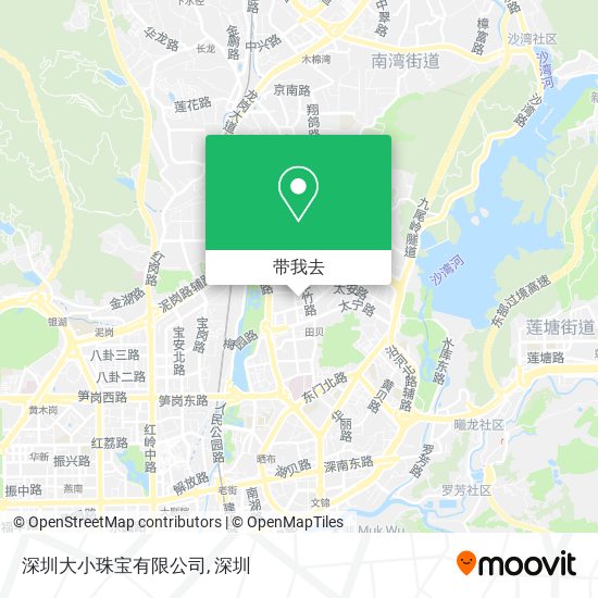 深圳大小珠宝有限公司地图