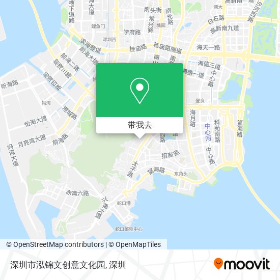 深圳市泓锦文创意文化园地图
