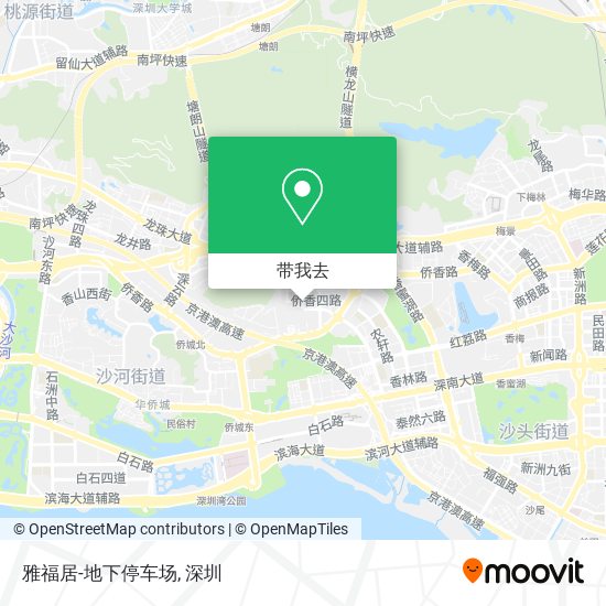 雅福居-地下停车场地图
