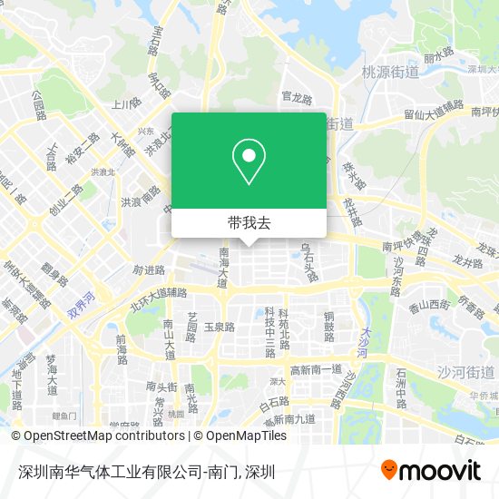 深圳南华气体工业有限公司-南门地图