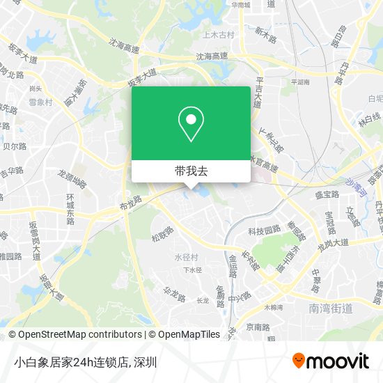 小白象居家24h连锁店地图