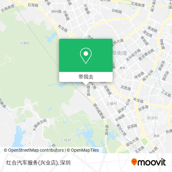 红合汽车服务(兴业店)地图