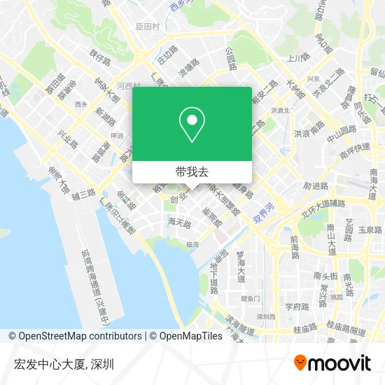 宏发中心大厦地图