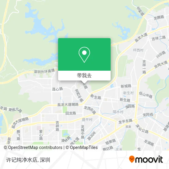 许记纯净水店地图