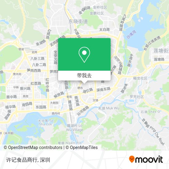 许记食品商行地图