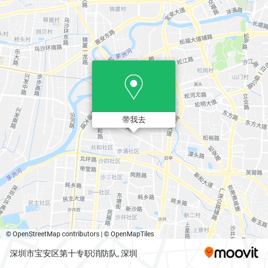 深圳市宝安区第十专职消防队地图