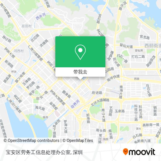 宝安区劳务工信息处理办公室地图