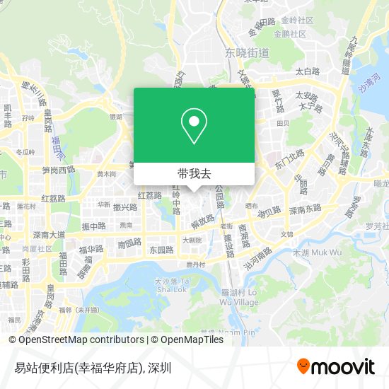 易站便利店(幸福华府店)地图