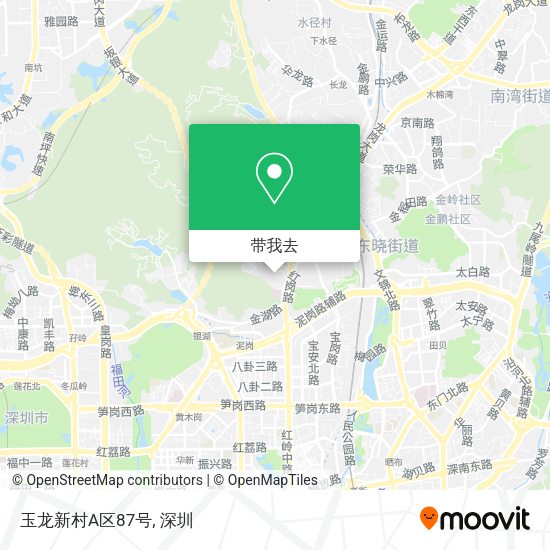 玉龙新村A区87号地图