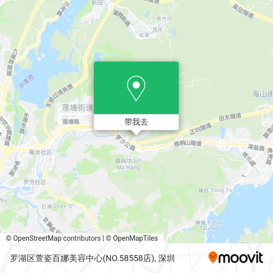 罗湖区萱姿百娜美容中心(NO.58558店)地图