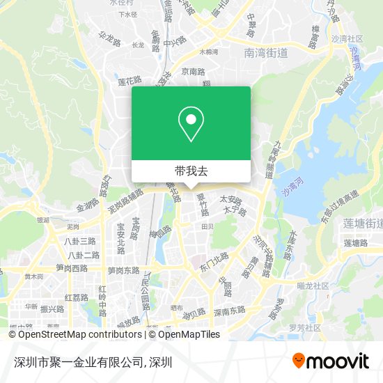 深圳市聚一金业有限公司地图