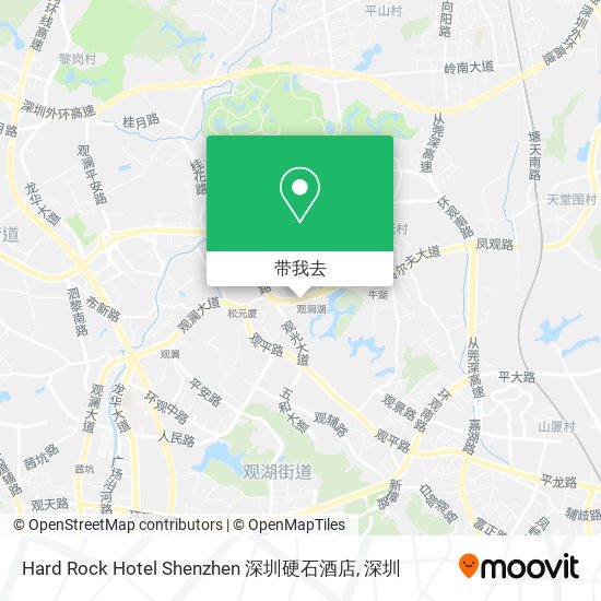 Hard Rock Hotel Shenzhen 深圳硬石酒店地图