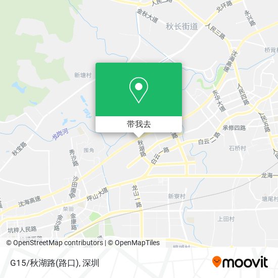 G15/秋湖路(路口)地图