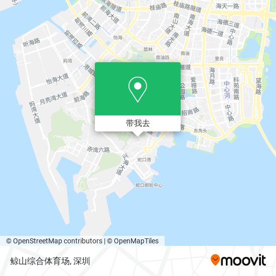 鲸山综合体育场地图