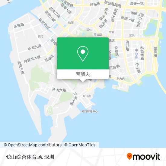 鲸山综合体育场地图