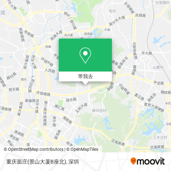 重庆面庄(景山大厦B座北)地图