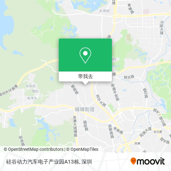 硅谷动力汽车电子产业园A13栋地图