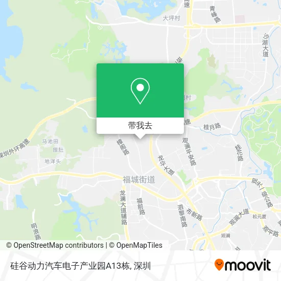 硅谷动力汽车电子产业园A13栋地图