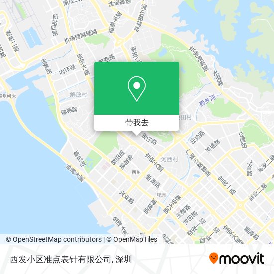 西发小区准点表针有限公司地图