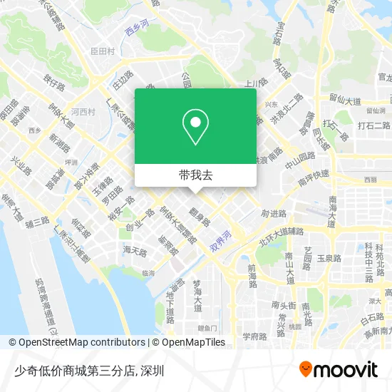 少奇低价商城第三分店地图