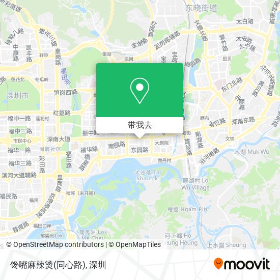 馋嘴麻辣烫(同心路)地图