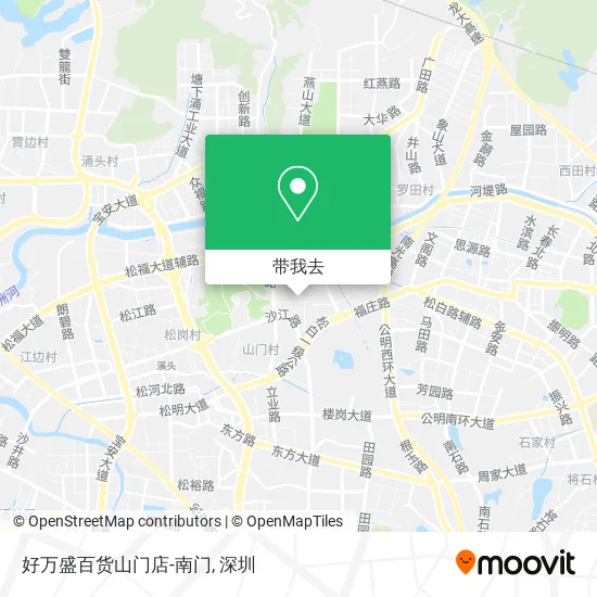 好万盛百货山门店-南门地图