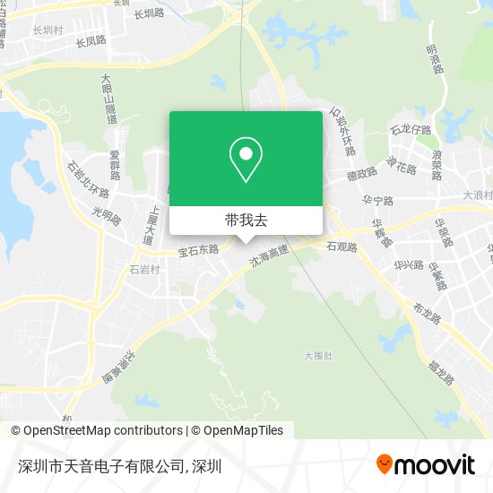深圳市天音电子有限公司地图