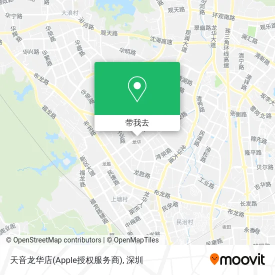 天音龙华店(Apple授权服务商)地图