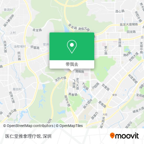 医仁堂推拿理疗馆地图
