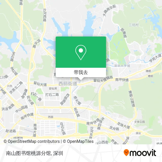 南山图书馆桃源分馆地图