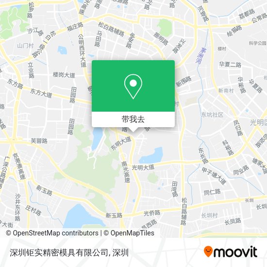 深圳钜实精密模具有限公司地图