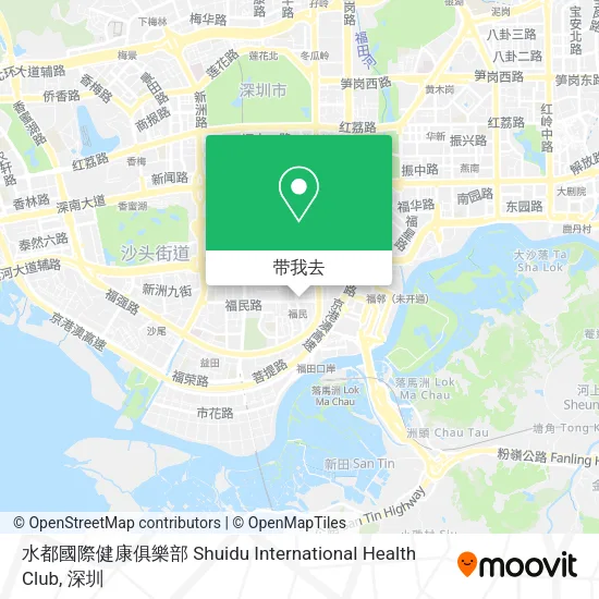 水都國際健康俱樂部 Shuidu International Health Club地图