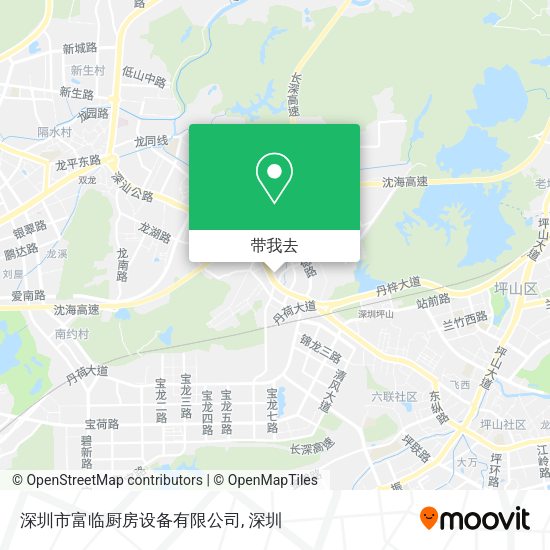 深圳市富临厨房设备有限公司地图