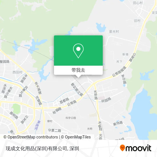 现成文化用品(深圳)有限公司地图