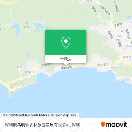 深圳鹏岛明珠农林旅游发展有限公司地图