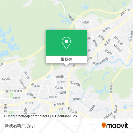新成石粉厂地图