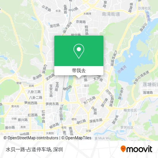水贝一路-占道停车场地图