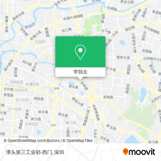 潭头第三工业邨-西门地图
